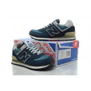 Chaussure New Balance Basse 574 Bleu Pour Femme en Soldes